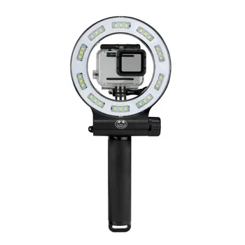 Ūdensdrošs LED Aizpildīt Gaismas, par GoPro Hero 6 5 Xiaoyi SJCAM Action Camera Niršanas Gredzenu Lukturīti 40m Zemūdens Fotogrāfija Lampas