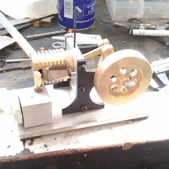 Sūkšanas Uguns Veids Viena cilindra Visi metāla Stirling Dzinējs Modelis - Pārveidoti Stiprinājuma Versija