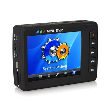 KS-750A Leņķis Acu Ķermeņa Mini Kamera, 2,7 Collu Video Sports Rīcības Camera Video Ierakstīšanas Kamera ar DVR-ES Plug