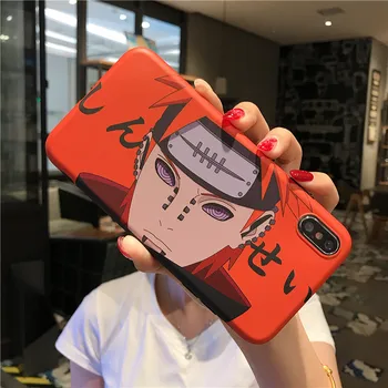 Kurama Sāpju Gadījumā, iphone 11 pro 6s 6 7 8 plus X XR XS Max būtiska telefonu gadījumos Jauno Japānas Anime Naruto mīksto TPU aizmugurējo vāciņu Coque