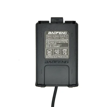 Baofeng Automašīnas Lādētājs UV-5R Akumulatora Eliminator aizstāt Automašīnu Vieglāku Slots UV-5R UV-5RE UV-5RA Radio Walkie Talkie Piederumi