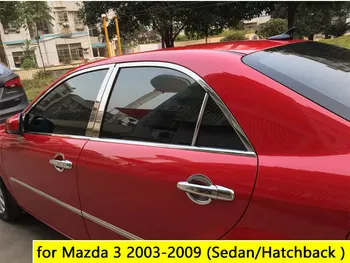 Priekš Mazda 3 2003. Līdz 2009. Piederumi Hromēti Durvju Rokturi Axela 2004 2005 2006 2007 2008 Sedans, Hečbeks, Auto Uzlīmes Auto Stils