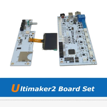 Ultimaker2 3D Printeri Daļa DIY Pilna pansija Set Komplekts, UM2 V2.1.4 Vadības Paneļa + LCD Ekrāns + Pamatplates