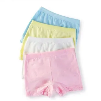 6Pcs / Daudz Meiteņu Kokvilnas Underwears Bērnu Drošības Apakšbikses Bokseris Biksītes Bērniem Cute Biksītes 2-10 Y