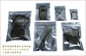 9*13cm Anti Static Aizsargs Somas ESD Antistatiska Iepakojuma Soma Zip Lock Anti-Static Pack Maisā, Elektronikas Piederumu Uzglabāšanai