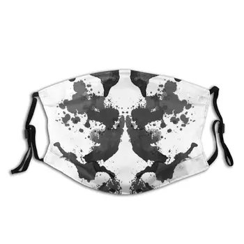 Okeāna Rorschach Mazgājams Watchmen Mutes, Sejas Maska Anti Vēja Aukstā Apliecinājums, ar filtriem Poliestera Aizsardzības Vāciņu Purns Sievietēm