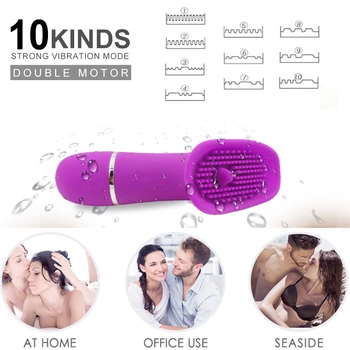 Mēle, Vibrators Klitora Stimulāciju G-Spot 10 Vibrācijas Režīmi, Soft Dildo USB Uzlādējams, Pieaugušo Seksa Rotaļlietas, kas Paredzētas Pāriem Un Sievietēm