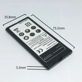 Augstas Qualtiy BP-5T BP 5T Akumulatoru Nokia Lumia 820 Lumia 825 AKUMULATORS BP-5T BP5T