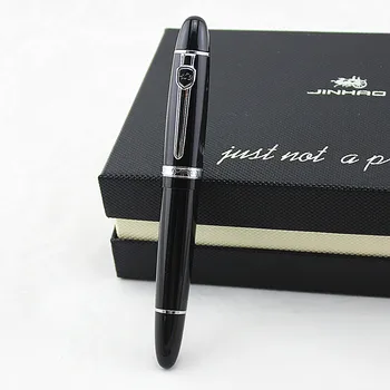 Jin hao 159 18KGP PLAŠU Nib Fountain Pen krāsains sērijas Pildspalvu Tintes Pildspalva Materiāls, Skolas Piederumi 15*1.8 cm