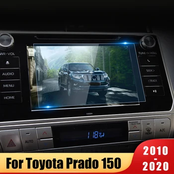 Toyota Land Cruiser Prado 150 2010-2019 Rūdīts Stikls Automašīnas Navigācijas Ekrāna Aizsargs Touch Displeju Aizsardzības Plēves Uzlīme