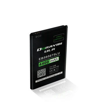 DORAYMI 4400mAh EB595675LU Akumulatoru Samsung Galaxy Note 2 N7100 N7102 N7108 N7108D N719 lielas Ietilpības Akumulatora Nomaiņa