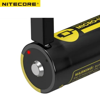 NITECORE NL1835R/NL1834R/NL1826R 3.6 V 18650 akumulatoru Augstas Veiktspējas Micro-USB Uzlādējams Li-ion Akumulators