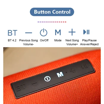 20W Bluetooth Portable Speaker Kolonnas Skaļrunis Bluetooth Soundbar Mūzikas Atskaņotāju Bums Kaste ar FM Radio AUX Datoru, Subwoofer