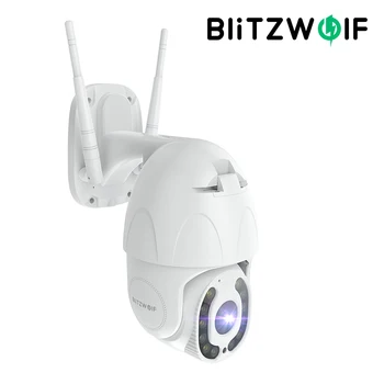 Blitzwolf Āra Drošības PTZ 1080P Wifi IP Kameras Novērošanas Kameru Cilvēka Kustības Atpazīšanas Nakts Redzamības, kas Strādā ar Alexa