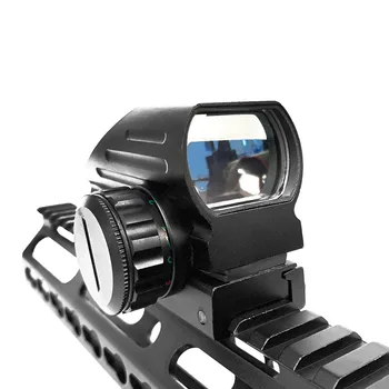 Karstā HD103 Dzelzceļa Riflescope Medību Optika Hologrāfiskā Red Dot Sight Reflekss 4 Tīkliņš, Taktiskās Šautene Jomu Kolimatora Skats