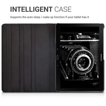 360 Rotējoša PU Leather Case for Samsung Galaxy Tab Pro T520 T525 T521 10.1
