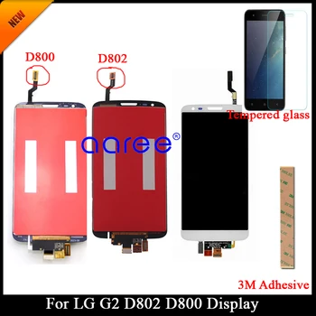 Pārbaudīts, LG G2 D802 D803 LCD Displejs priekš LG G2 D801 D802 D805 Displejs LCD Ekrānā Pieskarieties Digitizer Montāža