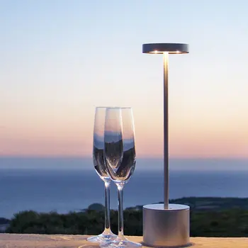 LED Galda Lampas Modernās Restorāns, Vakariņas, Vieglās USB Lādējamu Radošo Apgaismojums Dekori Bar Hotel Dinning Room WF108
