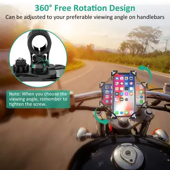 Untoom Velosipēdu Tālruņa Turētājs Universal Velosipēdu, Motociklu Tālrunis Mount Turētājs Stand Statīvu, lai iPhone X Xs Max Xr 8 7 Plus Samsung S9