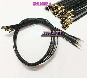 10pcs IPX IPEX U. fl MHF4 MHF 4 Savienotājs Bize Koaksiālie Jumper Cable 0.81 mm 30cm