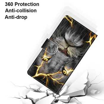 PU Leather Flip Case for Samsung Galaxy A3 A5 Līdz 2016. A7 Līdz 2017. A2 Core Tālruņa Vāciņu Karikatūra Fundas Galaxy A2 Core Capa