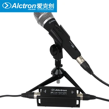 Sākotnējā Alctron MA-1 mic amp Dinamiskais mikrofons un pasīvās lentes mikrofons mikrofona pastiprinātājs