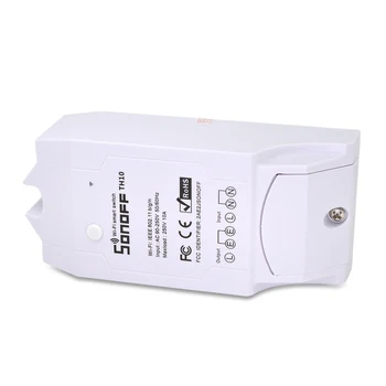 Itead Sonoff TH10 Bezvadu wifi Slēdzis Moduļi Atbalsts Temperatūras Sensors Mitruma displejs Smart Home Automation 10.A 2200W