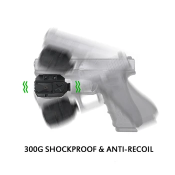 Glock 19 lukturīti, lāzera redzes zaļā combo 5 mw, zaļā lāzera pistoli lāzera gaismas pistoli lāzer airsoft rādītāju aktuāli handgun