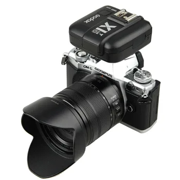 Jaunas Ielidošanas Godox X1T X1T-O 2.4 G Bezvadu Speedlite Zibspuldzes Raidītāju Sliekšņa, lai Olympus Panasonic Kamerām
