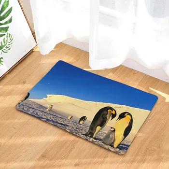 CAMMITEVER Pingvīns Dzīvnieku Istabas Paklājs Guļamistabā Mat Anti-skid Apgabala Paklāju Taisnstūri, Paklāji, Mājas Piederumi Dzīvojamās Istabas Paklāja