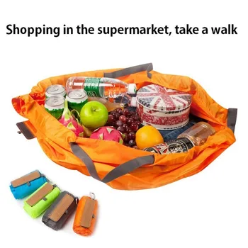 Videi draudzīgu iepirkumu maisiņu liels, mazgājams un atkārtoti lietojamiem pārtikas soma, tote soma Eiropas stila saliekami ūdensnecaurlaidīgi ceļojumu pārtikas soma
