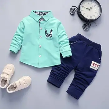 BibiCola Bērnu Apģērbu Komplekts Pavasara Zēnu Sporta Kostīmi Svītru Topi+Bikses Bērniem Zēnu Apģērbu Komplekti Toddler Bērniem, Treniņtērpi