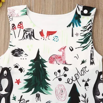 2020 Karstā Vasaras Kombinezonus Apģērbu Jaundzimušais Meitene Zēns Apģērbu Bez Piedurknēm, Ar Dzīvnieku Romper Jumpsuit Kopumā Playsuits Ikdienas Apģērbs