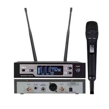 Taisnība daudzveidību 620-670Mhz melnā zelta KTV karaoke skatuves sniegumu skm9100 austiņas atloks profesionālo bezvadu mikrofonu