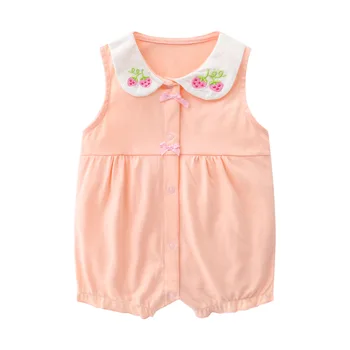 Vasaras Modes princese baby girl apģērbu viengabala jumpsuits, zīdaiņu apģērbs ,kokvilnas īso romper zīdaiņu drēbes meitenei