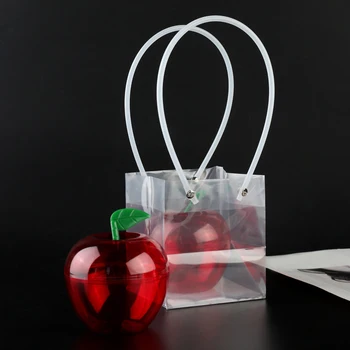 20PCS Kāzu dod Priekšroku Apple Konteineru Rotaļlieta Piepildīts Plastmasas Apple Formas Konfekšu Kaste Dzimšanas dienai/Kāzu Dekorēšana