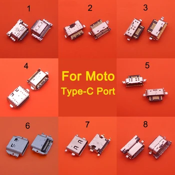 C tipa USB Ports Uzlādes lādētāja Spraudnis-Ligzda Doks Motorola MOTO G6 G7 G8 Z Z2 Z3 Plus Varu Spēlēt Vienu P30, Ņemiet vērā, P50
