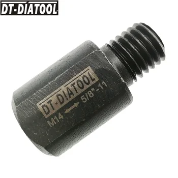 DT-DIATOOL 2gab 5/8-11 Vīriešu M14 iekšējo Vītni un Adapteri Dimanta Kodols Biti Slīpēšanas Disku Var ielikt 5/8-11 Rīku, lai M14 Mašīna