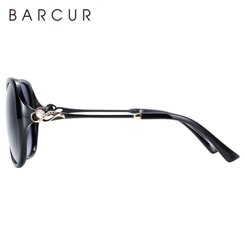 BARCUR Photochromic Saulesbrilles Sieviešu Polarizētās Apaļā Saules Brilles Dāma Brilles UV400