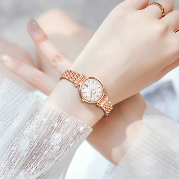 Sinobi Zīmola Luksusa Elegantu Rokassprādzi Sievietēm Skatīties Rosegold rokas Pulkstenis Dāvana Sievietēm Oriģināla Dizaina Modes Pulksteņu Reloj Mujer
