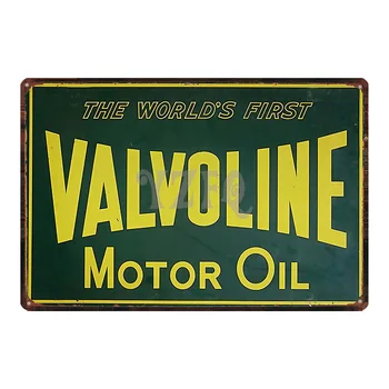 Motoru eļļas Vintage Skārda Zīme noplucis šiks Metāla Plāksne Retro Garāžas Rotājumi Mājas Sienas Josla, Mākslas Plakātu, 30X20CM DU-2731