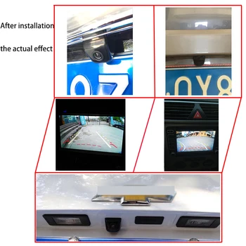 Auto Saprātīga Dinamiskā Trajektorijas pārcelšanās Ceļvedis Autostāvvieta Līnijas Atpakaļskata Reverse Backup Dziesmas Kamera Android DVD Monitors