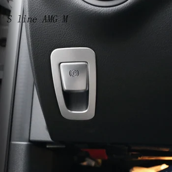 Auto stils automobiļu elektronisko rokas bremzi apdare, rokas kasti priekš Mercedes Benz C Class W205 GLC Auto Piederumi