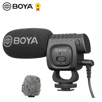 BOYA AR-BM3011 Uz Kameru, Mikrofonu, lai Ierakstītu Canon Sony Nikon spoguļkamera Viedtālrunis 3.5 MM Jack Aukstā Apavu Youtobe Vlog Mic