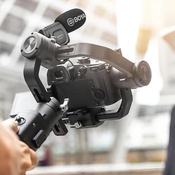 BOYA AR-BM3011 Uz Kameru, Mikrofonu, lai Ierakstītu Canon Sony Nikon spoguļkamera Viedtālrunis 3.5 MM Jack Aukstā Apavu Youtobe Vlog Mic