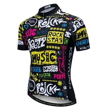 2019 Riteņbraukšana Jersey Vīriešu Velosipēds Svīteri Velosipēdu Topi pro Komandas Ropa Ciclismo mtb Kalnu Krekls cikla jersey elpojošs krāsains