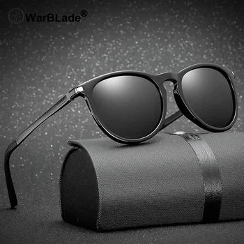 2018 Klasika Vintage Polarizētās Saulesbrilles, Vīriešu, Sieviešu, Spoguļu Atstarojošā Objektīva Saules Brilles UV400 Sieviešu Brilles Vasaras Aizsargbrilles