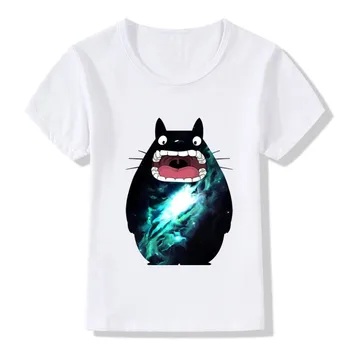 2020 Bērniem Anime Mans Kaimiņš Totoro Drukāt Smieklīgi T-Krekli Bērniem Vasaras Top Meitenēm, Zēniem ar Īsām Piedurknēm Drēbes, Bērnu T krekls,ooo2143