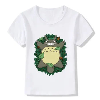 2020 Bērniem Anime Mans Kaimiņš Totoro Drukāt Smieklīgi T-Krekli Bērniem Vasaras Top Meitenēm, Zēniem ar Īsām Piedurknēm Drēbes, Bērnu T krekls,ooo2143