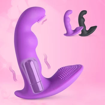 Tauriņš Vibrators Sievietēm Neredzams Valkājamas Vibrējošais Biksītes, G-Spot Vibrācijas Olas Klitora Stimulācija Seksa Rotaļlietas Sievietēm